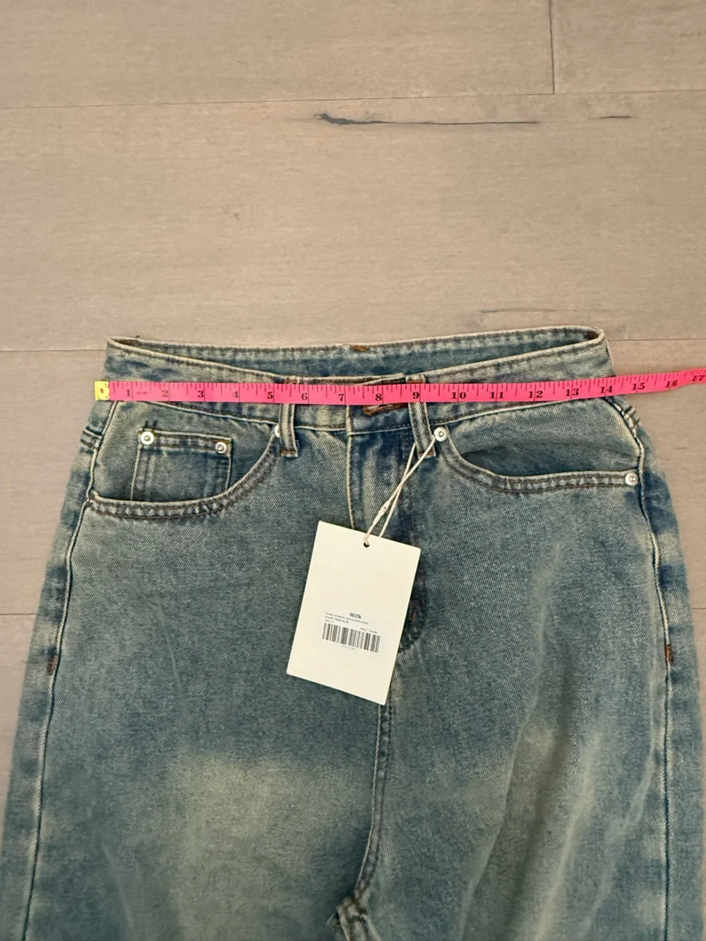 Men's Washed Baggy Jeans